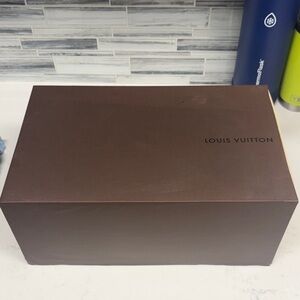 Louis Vuitton Dark Brown Men’s Shoe  Box 14” x 9” x 6”